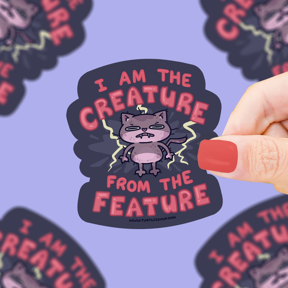 Sometimes, on days when you're feeling a bit crusty, you might relate to a creature from a classic "creature feature" horror movie. But that's okay, because everyone loves a classic creature feature! Embrace your inner creature!