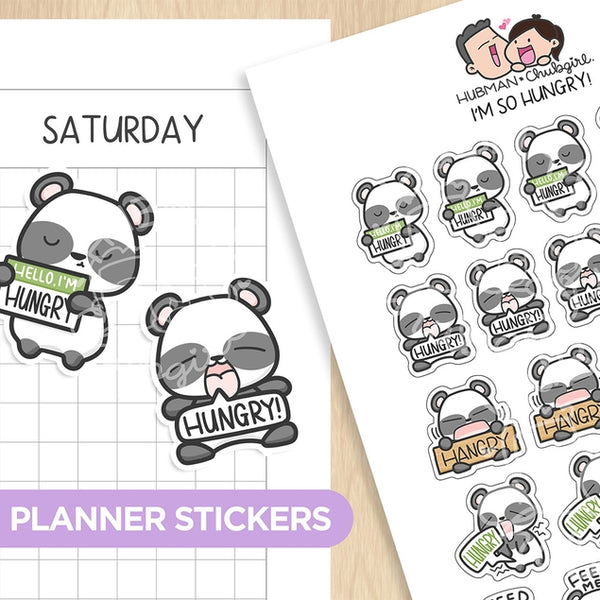 I'm So Hungry Planner Stickers