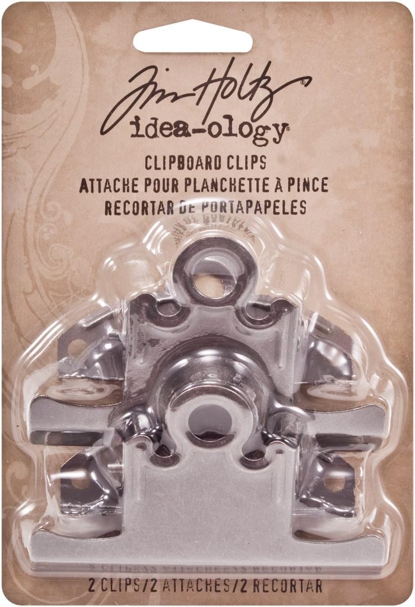 Idea-Ology Metal Clipboard Clips 2/Pkg - Antique Nickel

2.5 x 3.5"&nbsp;
Package includes 2 clips
Antique nickel finish