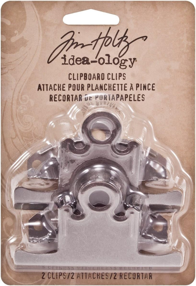 Idea-Ology Metal Clipboard Clips 2/Pkg - Antique Nickel

2.5 x 3.5"&nbsp;
Package includes 2 clips
Antique nickel finish