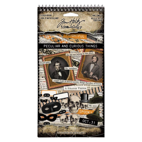 Tim Holtz Idea-Ology Sticker Book - Peculiar And Curious Things