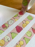 Illustrated Pear Washi Tape