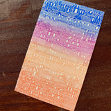 Apply&nbsp;your own ink to a postcard and mail it to your friends! Just apply ink and have beautifully designed postcards. These cards have a printed design on paper with ink that repels water, which allows pictures and letters to appear when you color with water-based fountain pen ink.

These are best used with water-based inks in general, but dye inks are more suitable than pigment inks (they are easier to refresh cleanly). In rare cases, some inks are difficult to reject, so please try them out before us