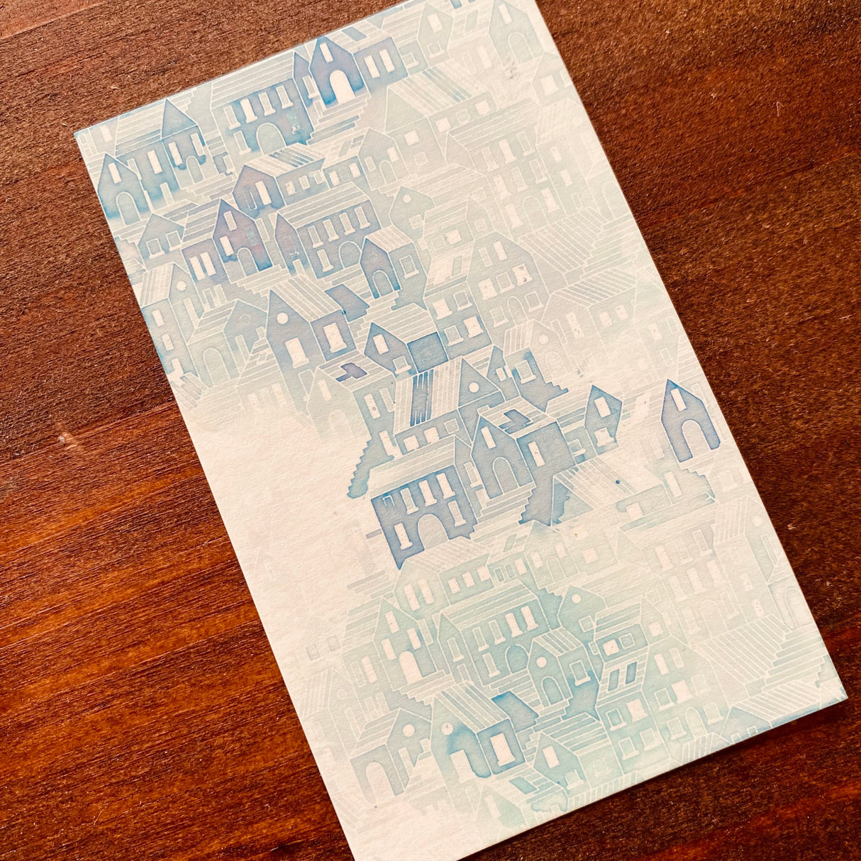 Apply&nbsp;your own ink to a postcard and mail it to your friends! Just apply ink and have beautifully designed postcards. These cards have a printed design on paper with ink that repels water, which allows pictures and letters to appear when you color with water-based fountain pen ink.

These are best used with water-based inks in general, but dye inks are more suitable than pigment inks (they are easier to refresh cleanly). In rare cases, some inks are difficult to reject, so please try them out before us