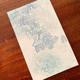 Apply&nbsp;your own ink to a postcard and mail it to your friends! Just apply ink and have beautifully designed postcards. These cards have a printed design on paper with ink that repels water, which allows pictures and letters to appear when you color with water-based fountain pen ink.

These are best used with water-based inks in general, but dye inks are more suitable than pigment inks (they are easier to refresh cleanly). In rare cases, some inks are difficult to reject, so please try them out before us