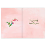 Inside Verse: My heart is with you.