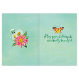 Inside verse: May your birthday be abundantly beautiful.