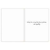 Inside verse: Sending love during this time of sadness. With sympathy