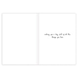 Inside verse: Wishing you a day full of all the things you love. Happy Birthday