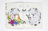 Journey through dream-like forest scenes, and encounter real and fabulous creatures in this gorgeous new coloring book by Daisy Fletcher, creator of Birdtopia. Beginning in a woodland world of otters, badgers, foxes, and deer, the pages gradually transport you deeper into a flower forest, a magical environment populated with rare and mythical animals such as caracals, squirrel monkeys, muntjacs, and ibex. Color your way through exotic and wonderful plants – Candy Cane Sorrel, Passion Flowers, and giant Cact
