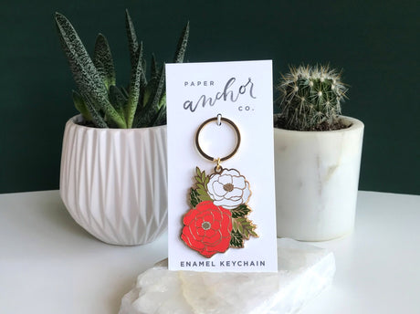 Irene Floral Keychain