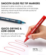 Get ready to shine with the Glitter Acrylic Paint Marker Set of 24. This stunning collection is perfect for adding a shimmering touch to any project. Whether you're creating eye-catching art or simply adding flair to everyday notes, these markers are designed to deliver vibrant, sparkling results with every stroke.