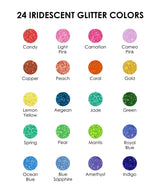 Get ready to shine with the Glitter Acrylic Paint Marker Set of 24. This stunning collection is perfect for adding a shimmering touch to any project. Whether you're creating eye-catching art or simply adding flair to everyday notes, these markers are designed to deliver vibrant, sparkling results with every stroke.