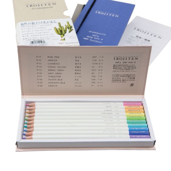 Irojiten Colored Pencil Dictionary Set Woodlands