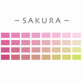 Iromekuri Stickers Sakura Color Swatch Book