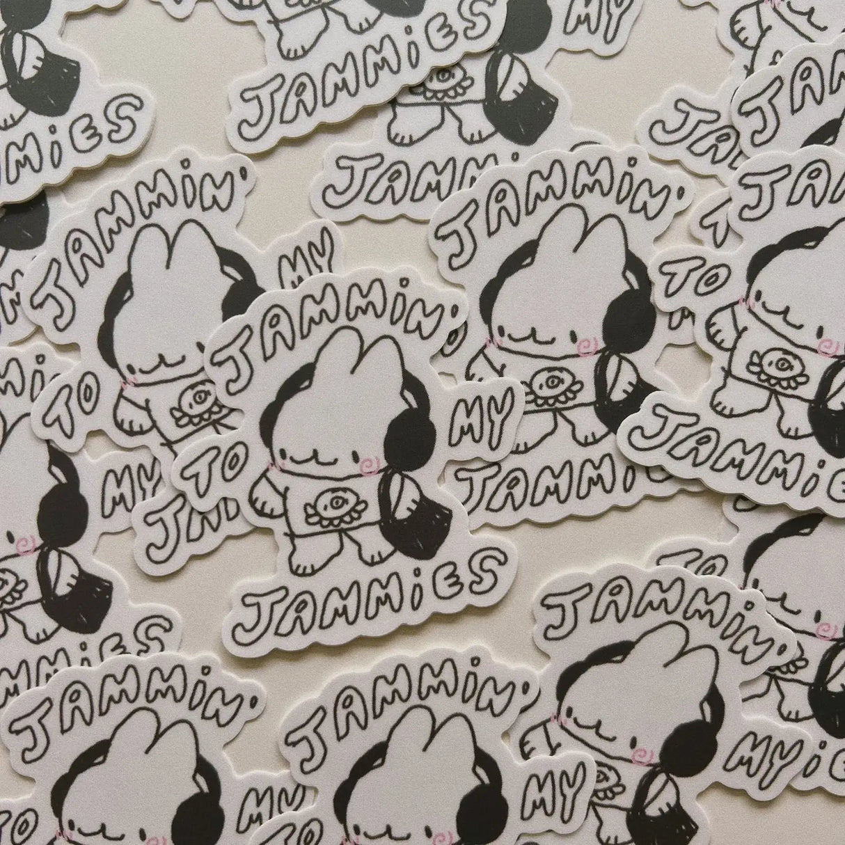 tabetaaii - Jammie Sticker