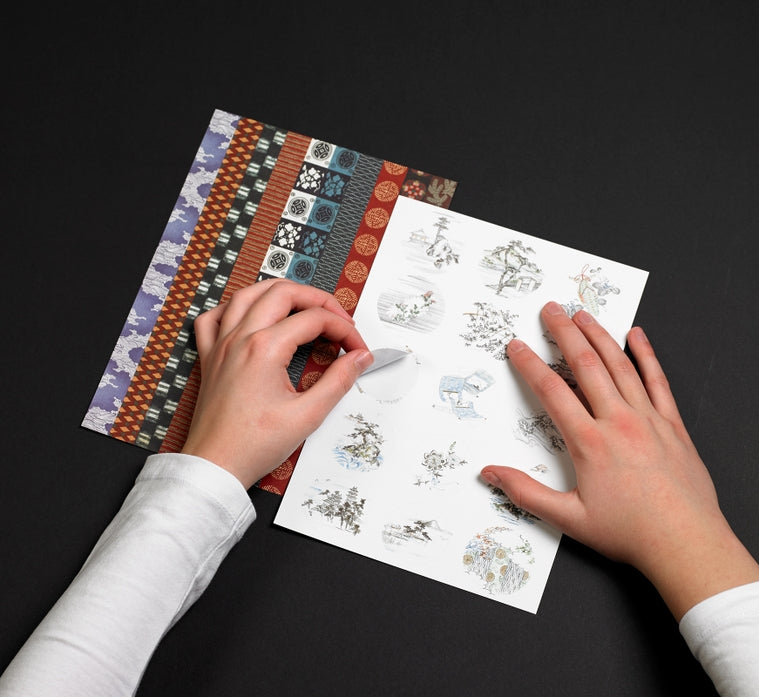 Japan Style Label Sticker & Tape Book