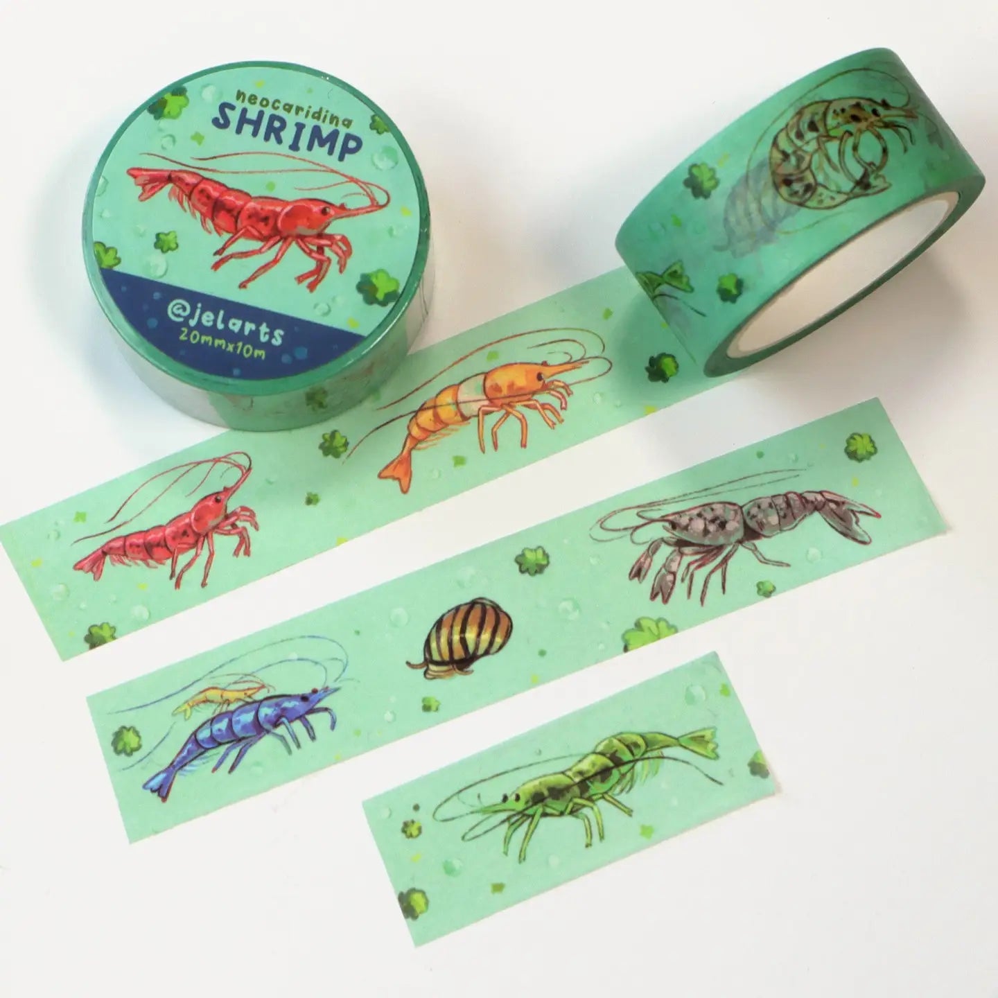 JelArts - Colorful Shrimp Washi Tape