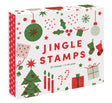 Jingle Stamps Set

A Christmas-themed mix-and-match rubber stamp set for adults to create endless festive combinations.

Jingle Stamps is a jolly collection of twenty-two shapes and textures waiting to be mixed and matched into any festive Christmas scene you can dream up. Triangles become santa hats or, when stacked vertically, evergreen trees. Dots and squares become wrapped gifts. The pieces of a candle can be repurposed into a decorative ornament. An assortment of shapes and textures offer infinite comb