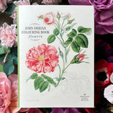 Color the world of John Derian! John Derian returns with yet another gorgeous, giftable, and interactive tome. John Derian Colouring Book: Flowers offers a richly curated collection of 20 coloring pages that both adults and children will adore. This book is bursting with Derian’s most-loved blossoms, which are depicted in both their original, intensely colored forms and their colorable outlines.