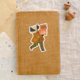 This sticker is made from my original illustrations and features a cute badger with his pile of books. A great gift for bookworms, or anyone who needs to study.
