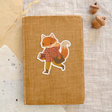 This sticker is made from my original illustrations and features a sweet fox dressed for cool weather carrying their favorite book and satchel. A great gift for bookworms, or back to school.