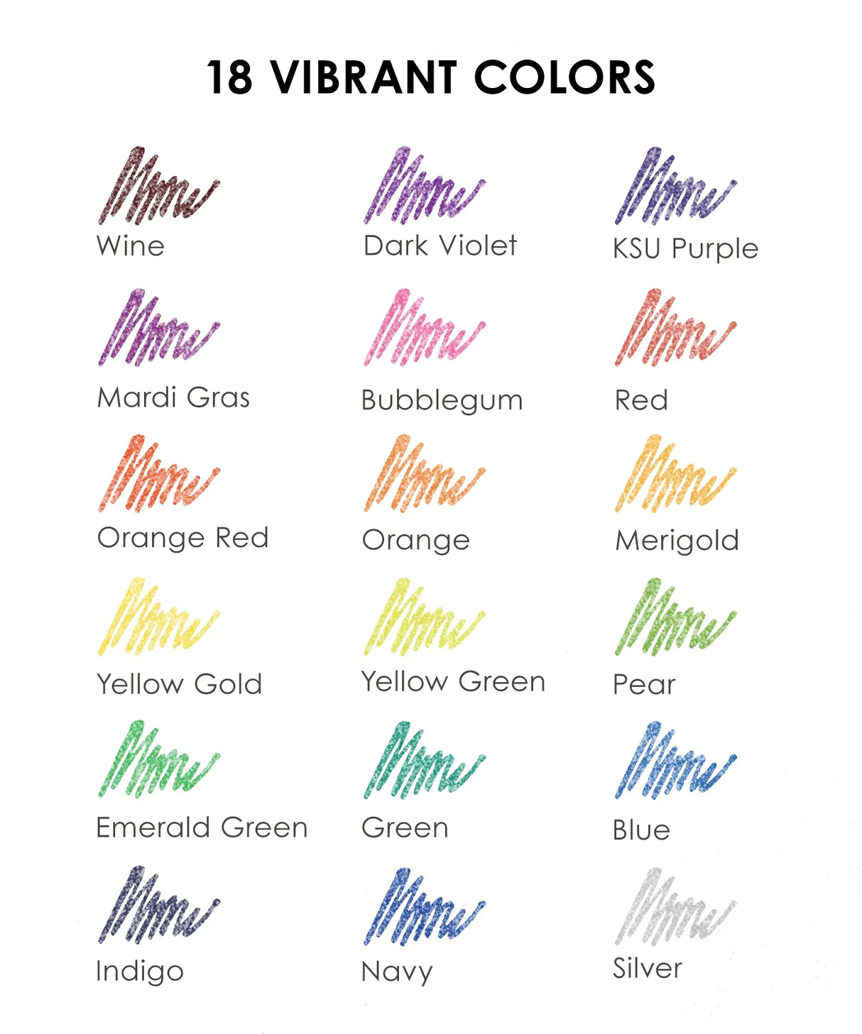 Unleash your creativity and add a touch of sparkle to your artistic endeavors with the upgraded Grabie Glitter Gel Pens. Now featuring an impressive array of 18 vibrant colors, these pens are enhanced with a staggering 800% more ink capacity, allowing you to create for hours without interruption. One pen is equivalent to an astonishing nine standard iridescent glitter gel pens, ensuring your imagination ignites with every stroke.&nbsp;