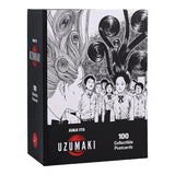 Spiral into horror with this deluxe, officially licensed set of 100 collectible postcards from legendary manga author Junji Ito. Each high-quality print showcases iconic artwork from Uzumaki, his bestselling manga series about a town cursed by spirals.

A four-time Eisner Award winner and New York Times bestselling author, Junji Ito has inspired generations of readers and creators with his legendary works of cosmic horror.
