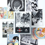 Spiral into horror with this deluxe, officially licensed set of 100 collectible postcards from legendary manga author Junji Ito. Each high-quality print showcases iconic artwork from Uzumaki, his bestselling manga series about a town cursed by spirals.

A four-time Eisner Award winner and New York Times bestselling author, Junji Ito has inspired generations of readers and creators with his legendary works of cosmic horror.
