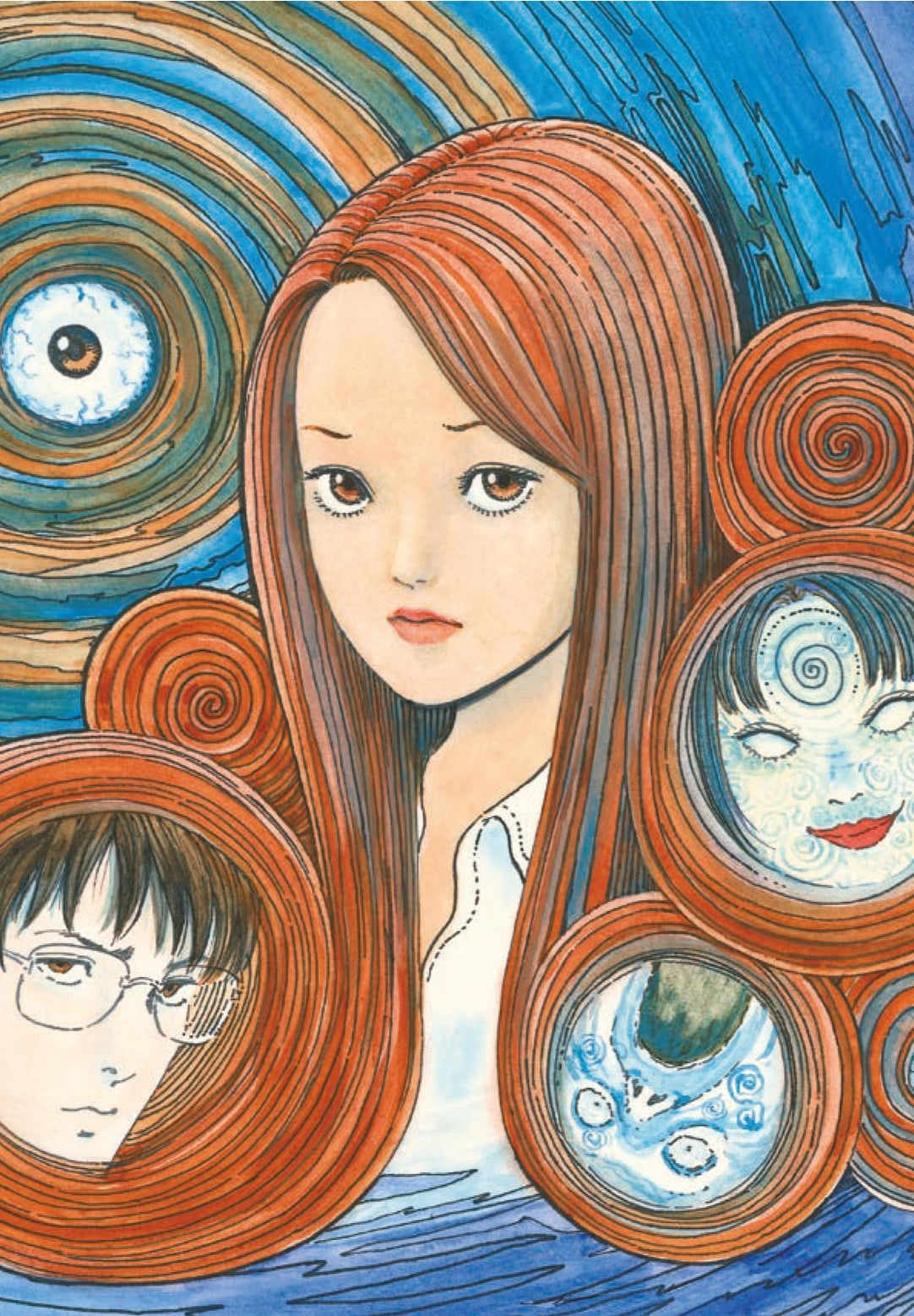 Spiral into horror with this deluxe, officially licensed set of 100 collectible postcards from legendary manga author Junji Ito. Each high-quality print showcases iconic artwork from Uzumaki, his bestselling manga series about a town cursed by spirals.

A four-time Eisner Award winner and New York Times bestselling author, Junji Ito has inspired generations of readers and creators with his legendary works of cosmic horror.