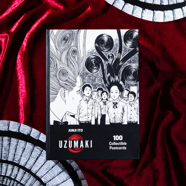Spiral into horror with this deluxe, officially licensed set of 100 collectible postcards from legendary manga author Junji Ito. Each high-quality print showcases iconic artwork from Uzumaki, his bestselling manga series about a town cursed by spirals.

A four-time Eisner Award winner and New York Times bestselling author, Junji Ito has inspired generations of readers and creators with his legendary works of cosmic horror.