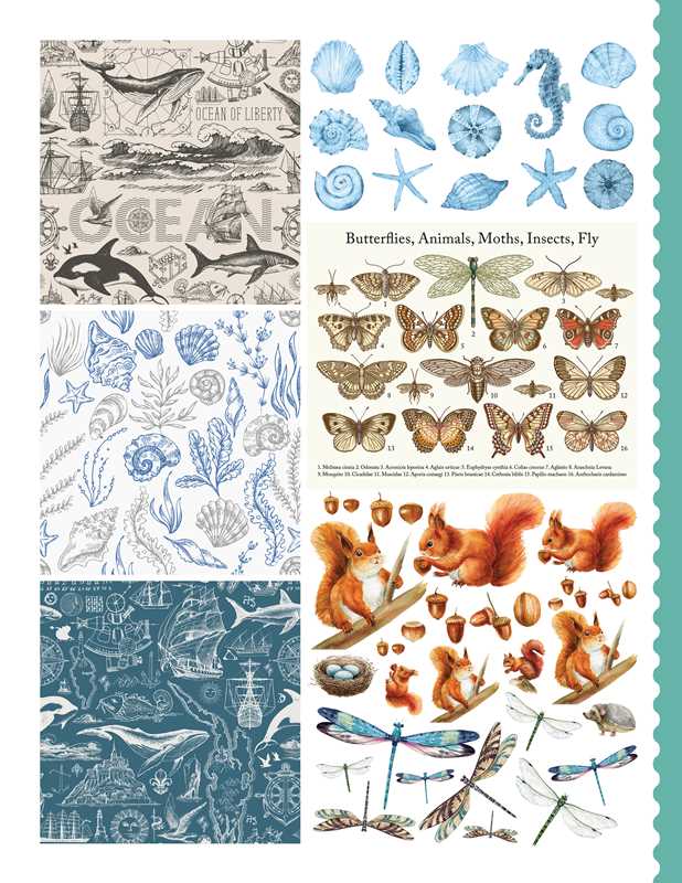 Junk Journal Cutouts Vintage Designs By the Juliet Journal