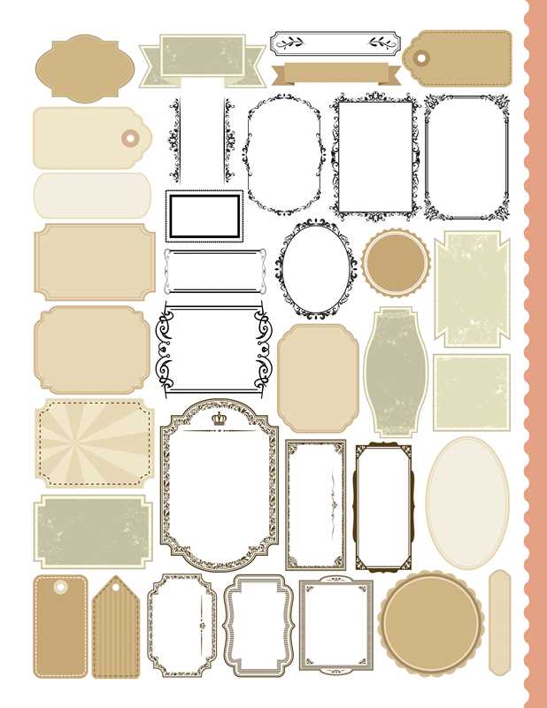 Junk Journal Cutouts Vintage Designs By the Juliet Journal