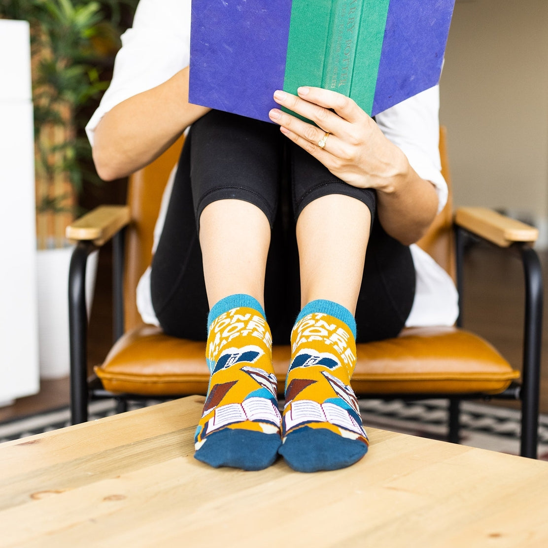 Chapter Socks Just One More Chapter Ankle Socks – Little Craft Place