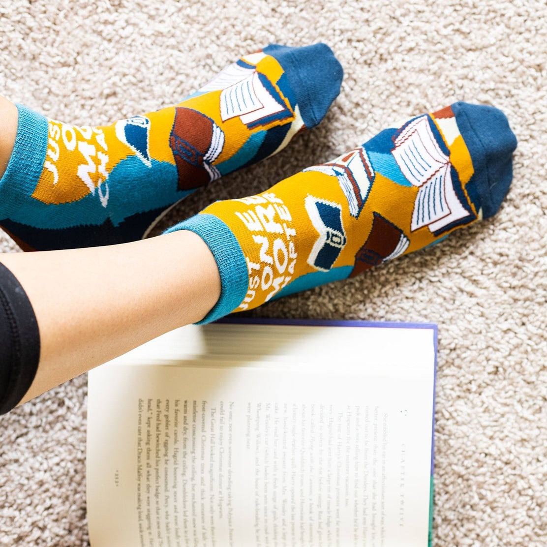Chapter Socks Just One More Chapter Ankle Socks – Little Craft Place