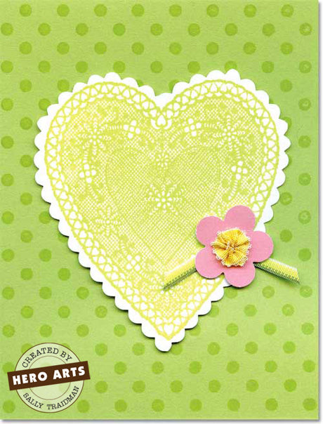 Heart Lace Stamp