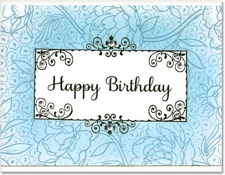 Frame with Scrolls Stamp