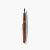 A pen that evokes the texture of frosted glass. Its translucency reveals the internal mechanism as an aesthetic feature. Careful consideration of form and colour palette ensures an elegant presence, even when not in use.&nbsp;

The pen is equipped with thoughtful functionality, including an extended grip section and a screw cap designed for quick access with minimal turns. The visible ink level allows for easy refills.

Available in a Fine and Medium nib
Includes converter
Steel nib