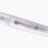 A pen that evokes the texture of frosted glass. Its translucency reveals the internal mechanism as an aesthetic feature. Careful consideration of form and colour palette ensures an elegant presence, even when not in use.&nbsp;

The pen is equipped with thoughtful functionality, including an extended grip section and a screw cap designed for quick access with minimal turns. The visible ink level allows for easy refills.

Available in a Fine and Medium nib
Includes converter
Steel nib