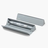 A pen that evokes the texture of frosted glass. Its translucency reveals the internal mechanism as an aesthetic feature. Careful consideration of form and colour palette ensures an elegant presence, even when not in use.&nbsp;

The pen is equipped with thoughtful functionality, including an extended grip section and a screw cap designed for quick access with minimal turns. The visible ink level allows for easy refills.

Available in a Fine and Medium nib
Includes converter
Steel nib