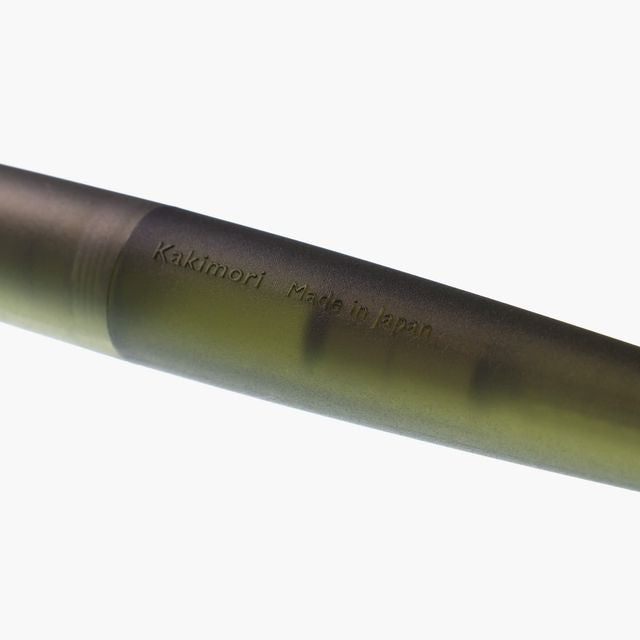 A pen that evokes the texture of frosted glass. Its translucency reveals the internal mechanism as an aesthetic feature. Careful consideration of form and colour palette ensures an elegant presence, even when not in use.&nbsp;

The pen is equipped with thoughtful functionality, including an extended grip section and a screw cap designed for quick access with minimal turns. The visible ink level allows for easy refills.

Available in a Fine and Medium nib
Includes converter
Steel nib