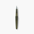 A pen that evokes the texture of frosted glass. Its translucency reveals the internal mechanism as an aesthetic feature. Careful consideration of form and colour palette ensures an elegant presence, even when not in use.&nbsp;

The pen is equipped with thoughtful functionality, including an extended grip section and a screw cap designed for quick access with minimal turns. The visible ink level allows for easy refills.

0.5mm
Includes converter