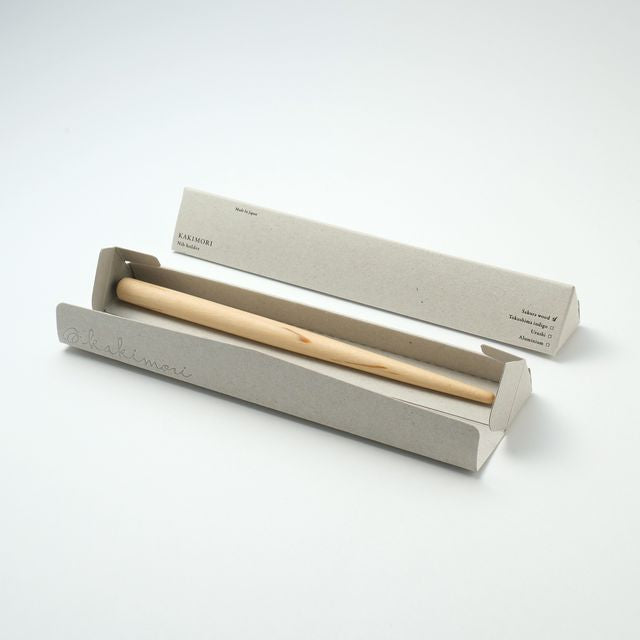 A nib holder that emerged from our desire to create a tool that inspires a lifetime of use, bringing joy to our hands and soul. From the timeless material to the comfortable thickness, form and length, each and every detail has been carefully considered to create a perfect fit. The 7-inch length is similar to that of a standard pencil. Designed to universal specifications to fit all standard nibs, the nib holder will travel with you for a lifetime of writing.&nbsp;

Experience the feel of natural wood. A ni
