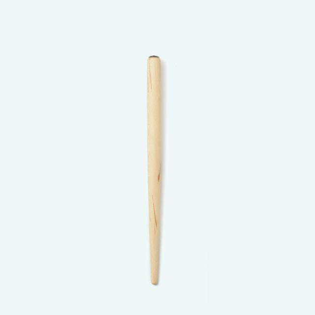 A nib holder that emerged from our desire to create a tool that inspires a lifetime of use, bringing joy to our hands and soul. From the timeless material to the comfortable thickness, form and length, each and every detail has been carefully considered to create a perfect fit. The 7-inch length is similar to that of a standard pencil. Designed to universal specifications to fit all standard nibs, the nib holder will travel with you for a lifetime of writing.&nbsp;

Experience the feel of natural wood. A ni