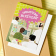 Karen Schipper Greeting Card - Houston, We Have A Birthday

Blast off into celebration mode with this retro-inspired space birthday card featuring a 1960s-style mission control scene and the cheeky message, “Houston, we have a birthday!” It’s a playful twist on a classic phrase that instantly grabs attention on a birthday card wall.

A2 folded card, 4.25" W × 5.5" L
Printed in full color on FSC® certified white cover paper
Blank interior
Single greeting card + euro-flap envelope
Packaged in cello sleeve
Pri