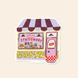 Karen Schipper Vinyl Sticker - Stationery Store

A tiny storefront made for paper lovers, Stationery Store Sticker features a charming shop with a striped awning, pink door, colorful window display, and the phrase “I love stationery.”

Made from matte-coated, waterproof vinyl, it’s durable enough for laptops, planners, water bottles, and more. It’s an easy impulse add-on for cat people, best friends, and shoppers looking for a small but meaningful gift.

Measures approximately 3 inches
Matte coating; durabl