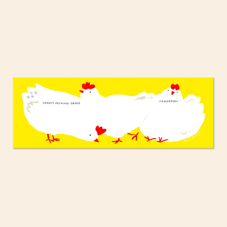 Karen Schipper Weekly Desk Planner - Chickens