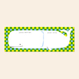 Karen Schipper Weekly Desk Planner - Whale

Bring a playful splash to weekly planning with the Whale Desk Planner, a punny weekly desk planner pad featuring a charming whale layout with labeled sections that make organizing the week feel a little more fun. The bright checkered border and whimsical design give it strong shelf appeal while keeping it practical for schedules, reminders, and everyday planning.

It comes with 52 undated sheets, enough to last you the year.
Professionally printed full color
Size: