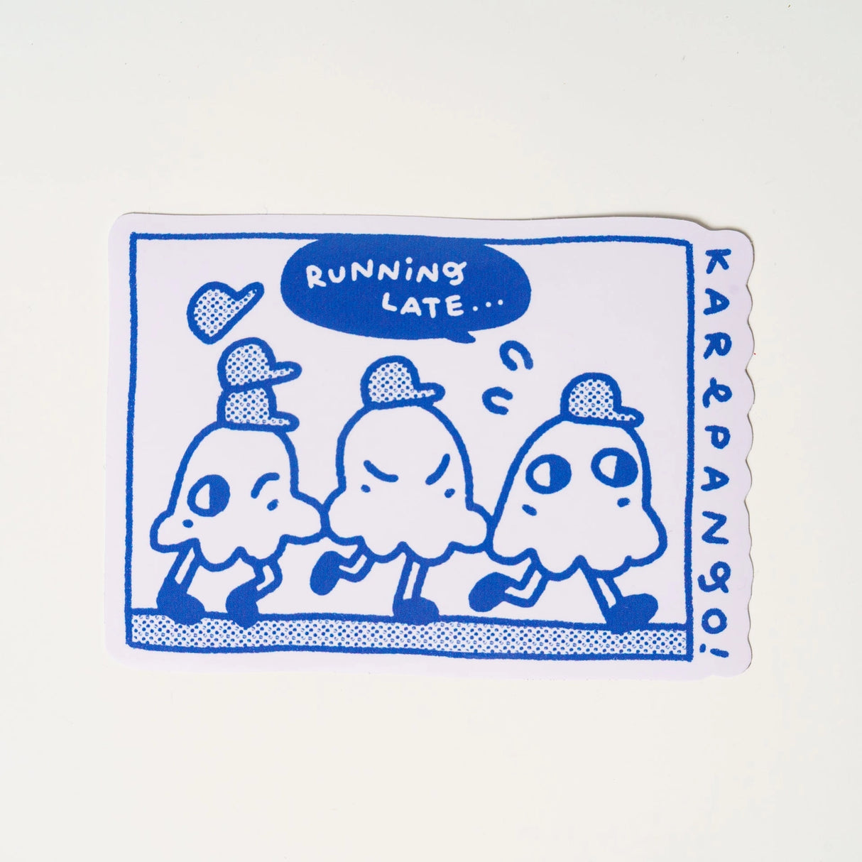 8 classic Karepango stickers, with an average of 100mm dimensions.&nbsp;