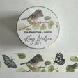 Dark eyed junco birds and butterflies washi tape. Add a bit of whimsical color to your journal, letters or scrapbooking. Put a bird on it!

• Eco-friendly, high-quality washi tape
• Size: 25.4mm x 10m
• Sold individually
• Shrink-wrapped with a coordinating hand designed label
• Hand painted design by Kasey Lewis
• Imported

Images and art copyright Kasey Melissa Art
